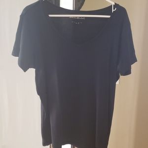 Black Eddie bauer short sleeved t shirt